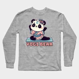 Panda Bear Yoga instructor Long Sleeve T-Shirt